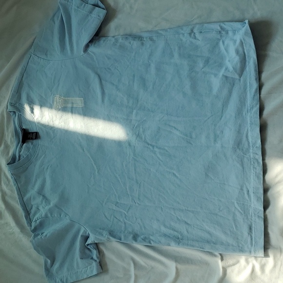 H&M Renaissance Aesthetic Statue Michelangelo | Baby Blue & White| T-Shirt - Picture 4 of 9